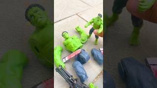 Oh no  Good bye my Dad  Marvel Toys marvel hulk spiderman [upl. by Ayoral]