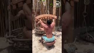 Tulum Jungle gym💪🏋️😘 music cupleshort cuplegolesstutas fitnesscuple cuplevlog sports gym [upl. by Shaer]