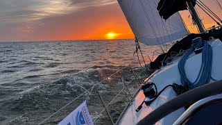 24 uur zeilen 159 mijl windje 45 21 plaats t5… wat kan het toch mooi zijn op het IJsselmeer [upl. by Lim617]