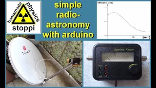 Simplest radio astronomy with a satellite dish a satfinder and Arduino  einfachste Radioastronomie [upl. by Stiruc]