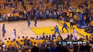 CROWD ERUPTS AFTER LATE 3 POINTER BY CURRY  GSW VS OKC GAME 7 [upl. by Perla582]