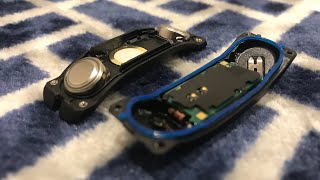 Replacing the batteries in a Garmin Vivofit 4 [upl. by Tabbi]