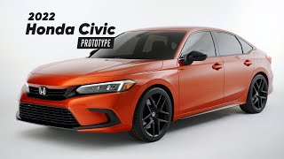 UNVEILED 2022 Honda Civic Prototype  MotorTrend [upl. by Uhile]