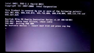 How to Fix Media Test Failure Check Cable No Bootable Device  100 Worked [upl. by Kelwunn589]