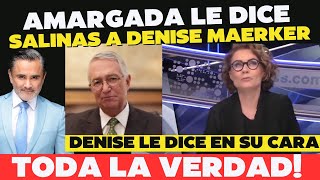 AMARGADA le dice Salinas Pliego Denise Maerker por CRITICARLO [upl. by Wyatan578]