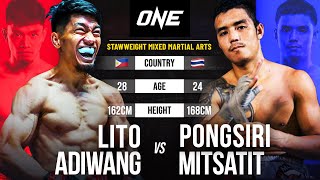 Lito Adiwang vs Pongsiri Mitsatit  Full Fight Replay [upl. by Bradly]