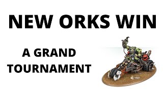 New Orks win a Grand Tournament  Competitive Ork Army Lists [upl. by Sorensen]