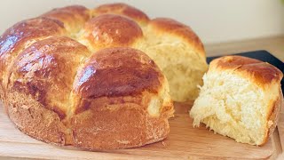 Brioche SANS Robot et SANS pétrissage [upl. by Sinnej]