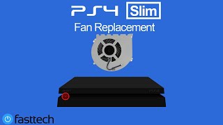 PS4 Slim is Too Hot Overheating Fix Fan Replacement [upl. by Nnail]