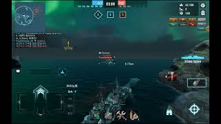 World of Warships Blitz  Tier 8 UK Cruiser Albemarle 04 [upl. by Kenn239]