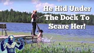 SWAMP MONSTER PRANK ON FISHING GIRL  Top Boyfriend and Girlfriend Pranks [upl. by Norven]