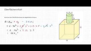 Oberflächeninhalt zusammengesetzter Körper [upl. by Sheets477]