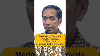 Merinding Ternyata Prediksi Jokowi 2 Tahun Lalu Sekarang Jadi Kenyataan jokowi prabowo presiden [upl. by Lamrej]