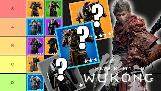 Ranking Every Black Myth Wukong Armor Set From Worst To Best Black Myth Wukong Tier List [upl. by Celie417]