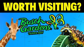 Busch Gardens Tampa HONEST Review Floridas Most Underrated Theme Park [upl. by Ecnarwal]