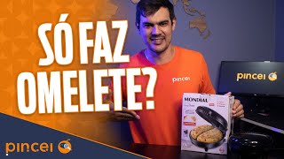 Omeleteira Elétrica Easy Omelet Mondial é boa Teste na prática com omelete e calzone [upl. by Noiramed]