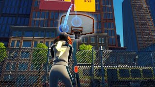 Sink Baskets at the NBA 75 AllStar Hub  Fortnite Challenge Guide [upl. by Lraed748]