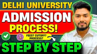 Delhi University Admission Process 2024 Step by Step 🔥 How to Get Admission in DU after CUET Exam [upl. by Gui]