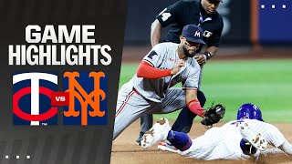 Twins vs Mets Game Highlights 73024  MLB Highlights [upl. by Ula968]