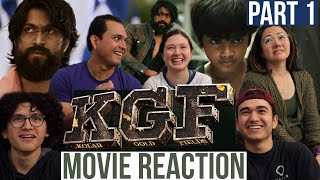 KGF CHAPTER 1 Movie Reaction  Part 1  Yash  Srinidhi Shetty  Ramachandra Raju  Fast Start [upl. by Haerb]