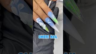 2 Color Ombre Acrylic Application nails nailart nailtech [upl. by Tiffanie797]