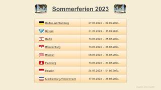 Sommerferien 2023 [upl. by Alba]