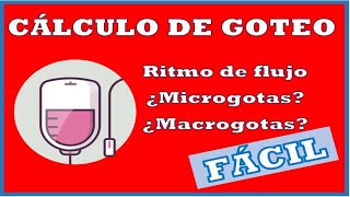 Aprende cálculo de goteo  Microgoteo  Macrogoteo  Ritmo De Infusión [upl. by Llerol]