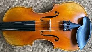 SOLD Violin 1235 Guarneri Del Gesu Smooth and Silky KILLER Tone Take a listen [upl. by Eelana660]