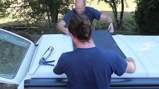 How To Install A 100W Solar Panel Kit J42671 On A VW T25 Westfalia [upl. by Eirhtug869]