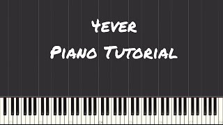 Clairo  4EVER  Easy Piano Tutorial [upl. by Tengler]