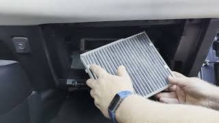 How to Replace InCabin Air Filter 2023 Toyota Corolla [upl. by Lyrrehs135]