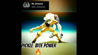 Pickle vs jack hanma  pickle bite power 🔥 anime MrDreamzs [upl. by Amluz]