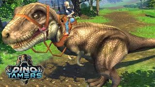 Dino Tamers  Jurassic Riding MMO  Gameplay Walkthrough Part 1  My First Dinosaur Ride [upl. by Gherlein]