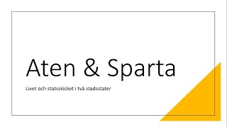 Aten och Sparta [upl. by Hilton649]