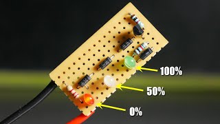 37v Lithium ion Battery Level Indicator Circuit [upl. by Kimberly]