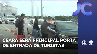 Ceará será principal porta de entrada de turistas estrangeiros no Nordeste  Jornal da Cidade [upl. by Asirralc]