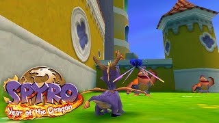 Spyro 3 Year of the Dragon Hack  Play as Spyro in Sheilas Sunny Villa area [upl. by Onimod]