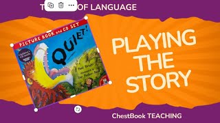 KIDS SPEAK ENGLISH Using Classroom Drama for Learning  the picture book Quiet [upl. by Chita]