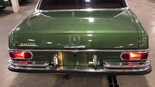 1968 MercedesBenz 280S  Cold Start [upl. by Tybie695]