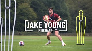 JAKE YOUNG  First Stevenage session with the squad at Bragbury End  Inside Training [upl. by Aronow246]