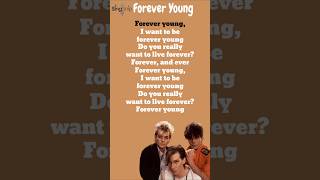 Forever Young Lyrics  Alphaville lyrics foreveryoung alphaville oldsong singsnip [upl. by Nikolai339]