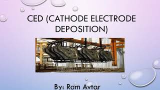 CED  Cathode Electrode Deposition Paint Process [upl. by Wilone]