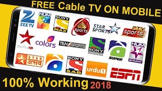 How To Watch Cable TV for FREE on ANY Mobile Phone 2018 [upl. by Brock]