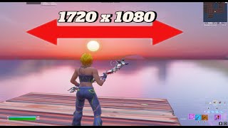 How to get streched resolution in Fortntie Chapter 5 1720x1080 [upl. by Lil]