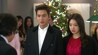 이민호 박신혜 손잡고 파티 참석 상속자들 19회 [upl. by Yessej]