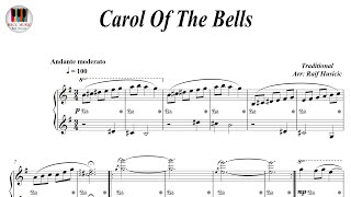 Carol Of The Bells Christmas Piano Sheet Music Piano Tutorial [upl. by Notsgnik954]