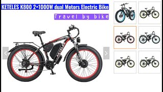 KETELES K800 2000W electric bike dual motor ebike [upl. by Isiahi]