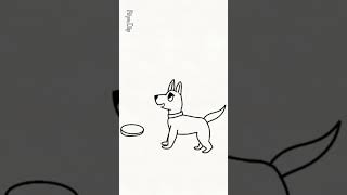 Kutte ki atmakatha funny flipaclip comedy animation shorts doglover pets dogs [upl. by Kippy]