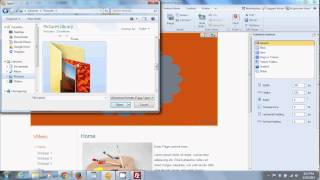 How to add a clickable image or logo to a shape in Artisteer [upl. by Eul]