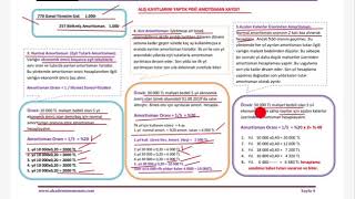 Amortisman hesaplama ve yevmiye kaydı  normal kıst ve azalan kalanlar ile amortisman hesaplama [upl. by Nabila]